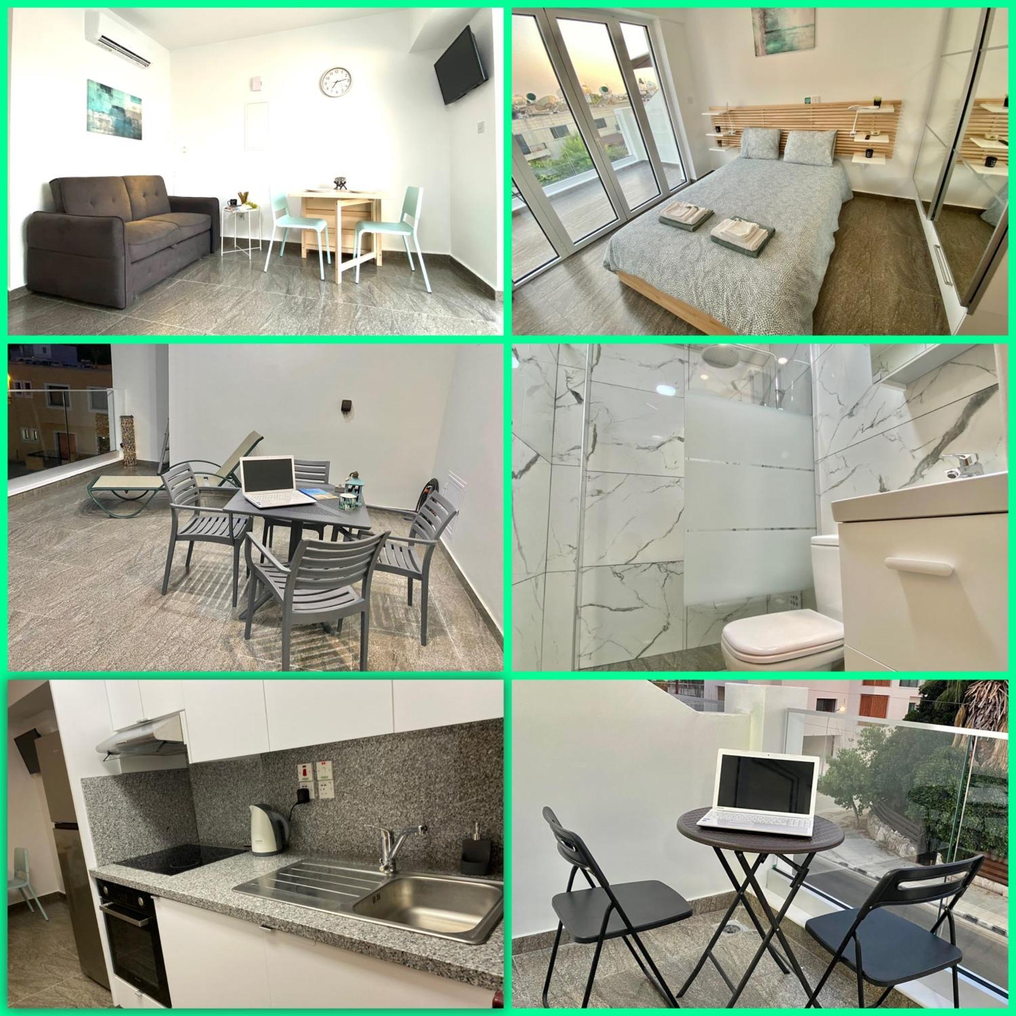 דירות Paphos Ev Zin - Modern, Cozy, 1 Bed, Pool, 2 Balconies, A105 מראה חיצוני תמונה